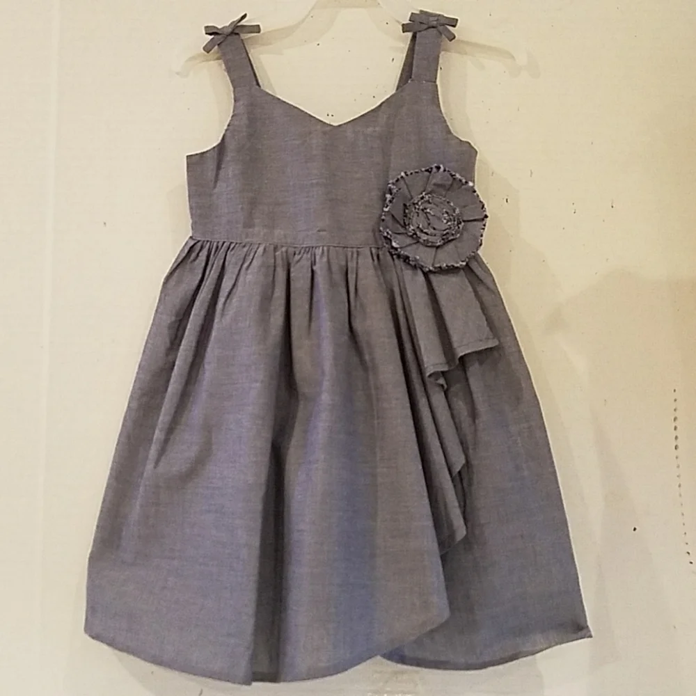 NEW - JANIE AND JACK DENIM BLUE SUNDRESS